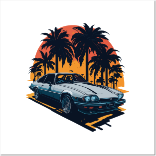 Jaguar XJS Vintage Car Posters and Art